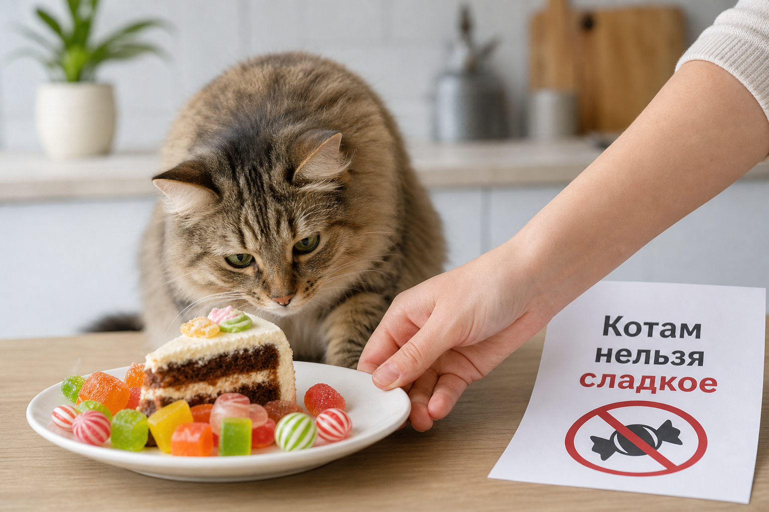 Почему котам нельзя давать сладкое